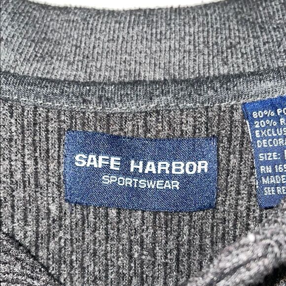 Safe harbor gray polo pullover - Picture 5 of 10